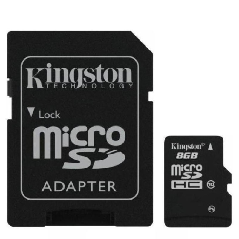 Карта памяти SD KINGSTON 8GB class10 - фото