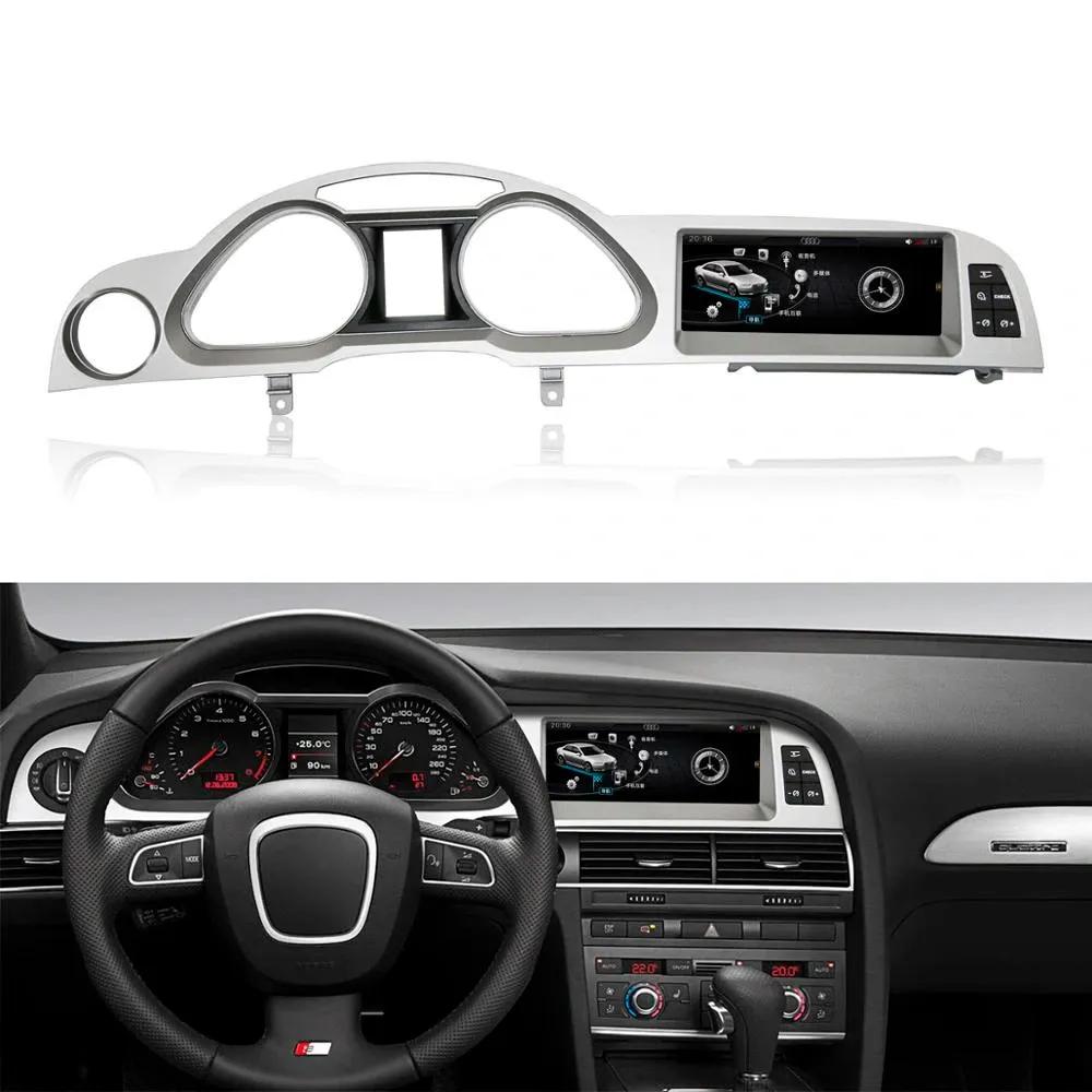 Мультимедийное устройство 8.8" Android 12 4+64 Gb для AUDI A6 2005-2009