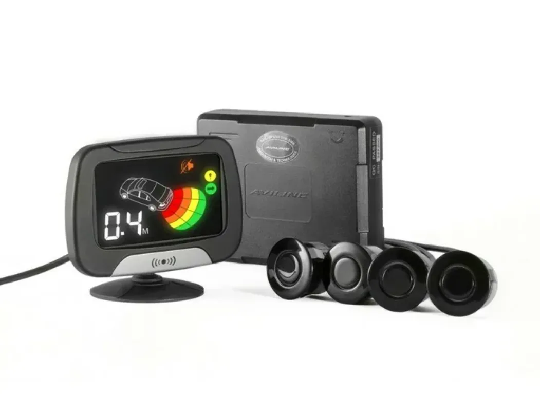 Парковочный радар AVILINE 218Y4BU black - фото