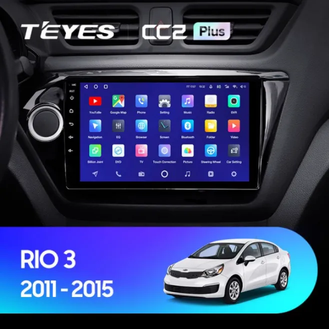 ШГУ Teyes CC2 Plus 3/32 (GB) Kia RIO 3 2011-2017  - фото