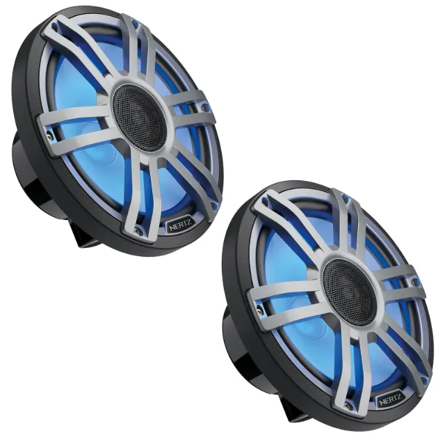 Акустика коаксиальная Hertz HMX 8 S-LD-G Sports Coax RGB Led Set - фото