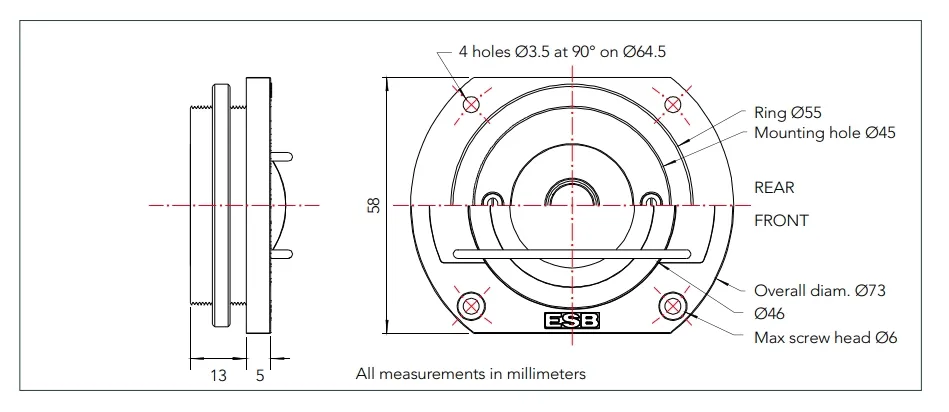 Твитеры ESB 8028S - фото