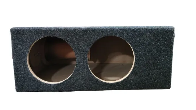 Короб под сабвуфер 2х8, на трубе - фото