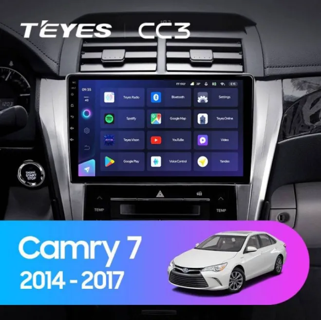 ШГУ Teyes CC3 3/32 GB Toyota Camry 7 XV 55 2014-2017 - фото