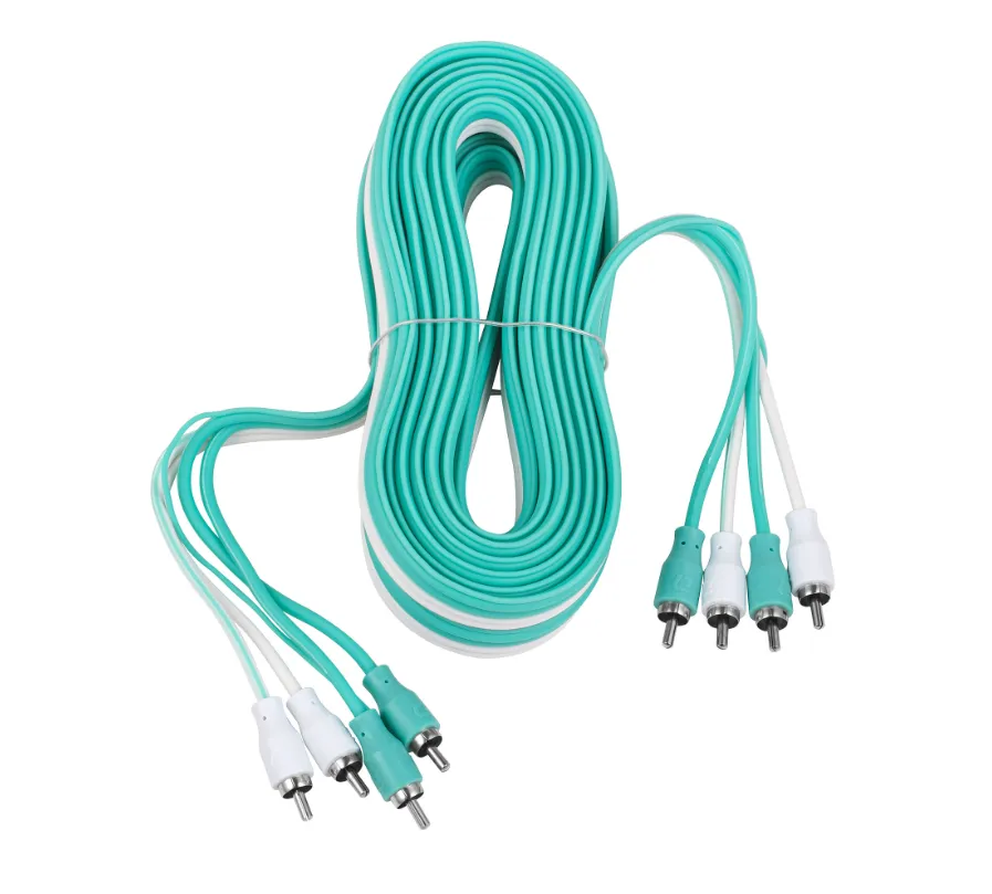 Межблочный кабель DL Audio Piranha 4RCA 5M - фото