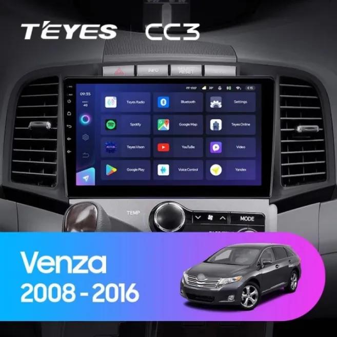 ШГУ Teyes CC3 3/32 (B) GB Toyota Venza 2008-2016 - фото
