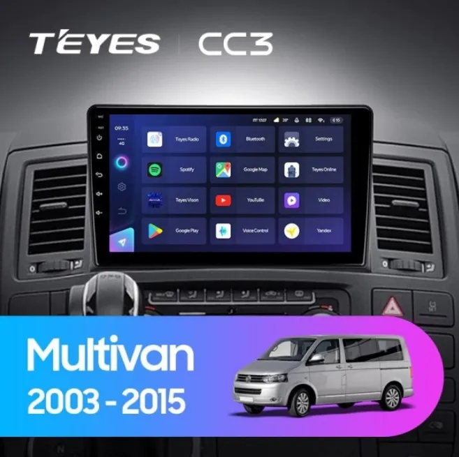 ШГУ Teyes CC3 3/32 GB Volkswagen Multivan 2003-2015 - фото