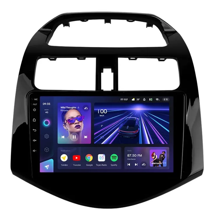 ШГУ Teyes X1 4G 2/32 GB Chevrolet Spark 3 M300 Ravon R2 2009-2016 9" - фото