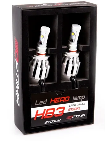 Светодиодные лампы Optima Premium HB3(9005) CREE-XM-L2 3600 LM 9-36V 5100K - фото