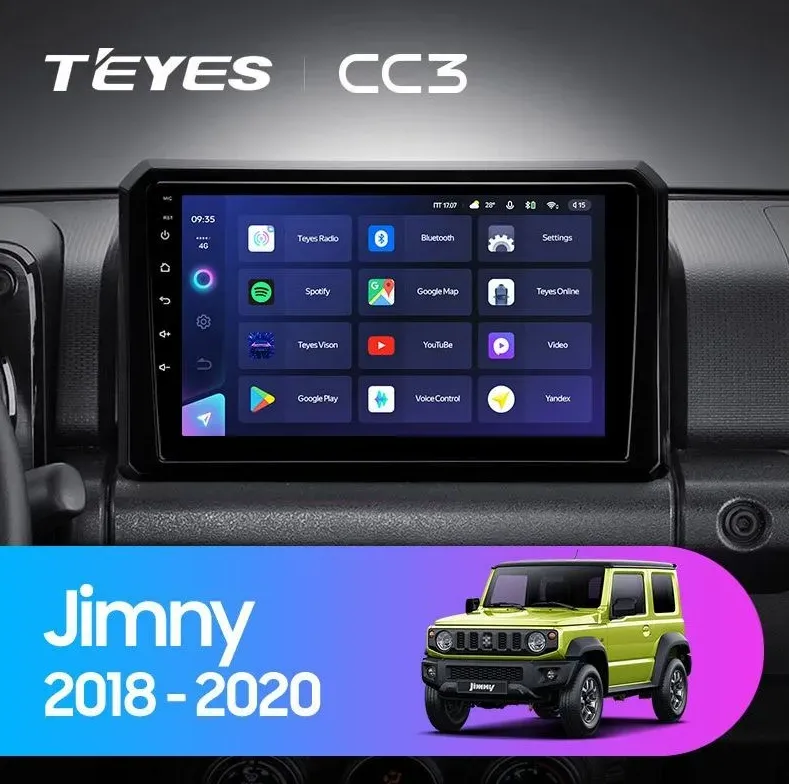 ШГУ Teyes CC3 2K 4/64 GB Suzuki Jimny 4 JB64 2018-2020 9.5" - фото