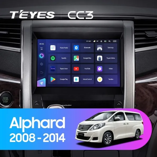 ШГУ Teyes CC3 3/32 GB Alphard H20 2008-2014 - фото