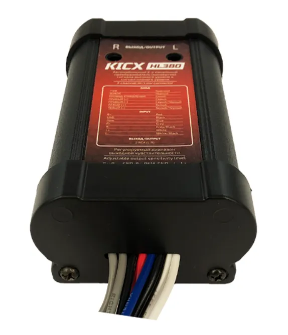 Прeобразователь уровня сигнала Kicx 2-хканальный HL380 - фото