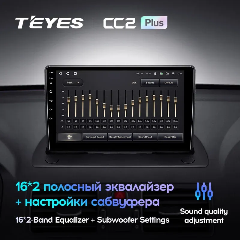Комплект магнитолы TEYES CC2 Plus 9.0" для Volvo XC90 I 2002-2014