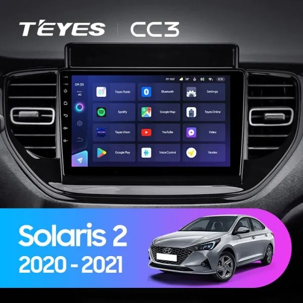 ШГУ Teyes СС3 3/32GB Hyundai Solaris II 2020-2021  - фото