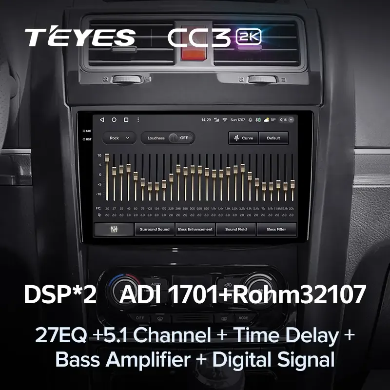 Комплект магнитолы TEYES CC3 2K 9.5" для Great Wall Hover H5 I 2010-2017