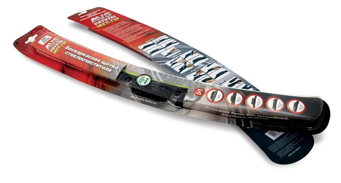 Щетка бескаркасная AVS 66см "26" - фото