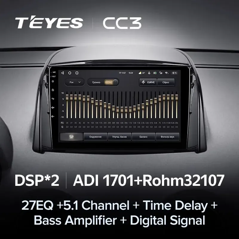 Комплект магнитолы TEYES CC3L 9.0" для Renault Koleos