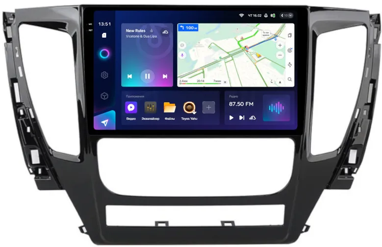 ШГУ Teyes CC3 2K 6/128 GB Mitsubishi Pajero Sport III 2015-2021 - фото