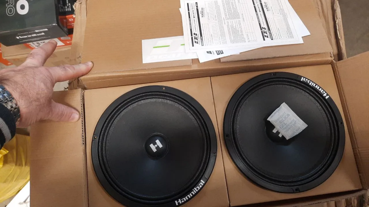 СЧ динамики Deaf Bonce Hannibal HM-8E (повреждение упаковки) - фото