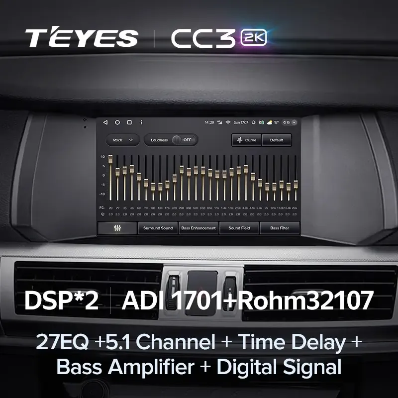 Комплект магнитолы TEYES CC3 2K 9.5" для Great Wall Hover H7 2015-2021