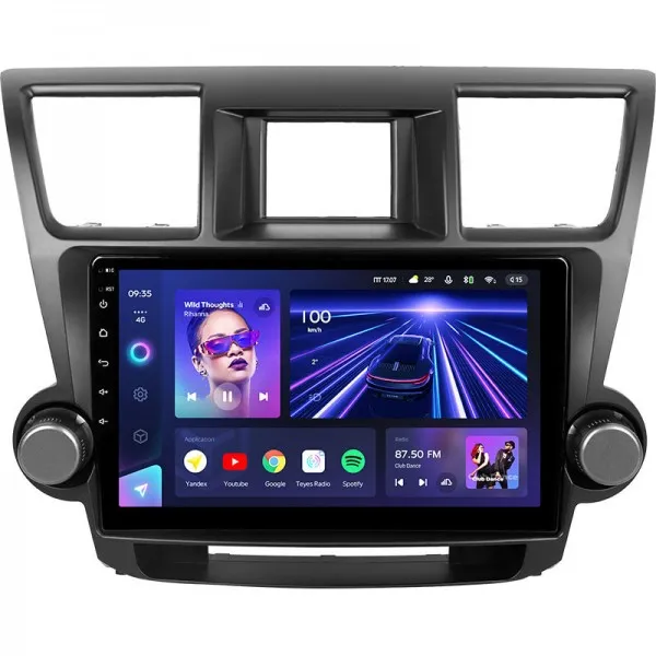 ШГУ Teyes CC3 6/128 GB Toyota Highlander 2 XU40 2007-2013 - фото