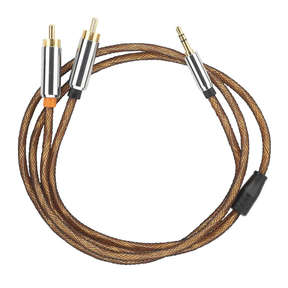 Кабель AUX DL Audio Gryphon Pro Mini Jack - 2RCA 1M - фото