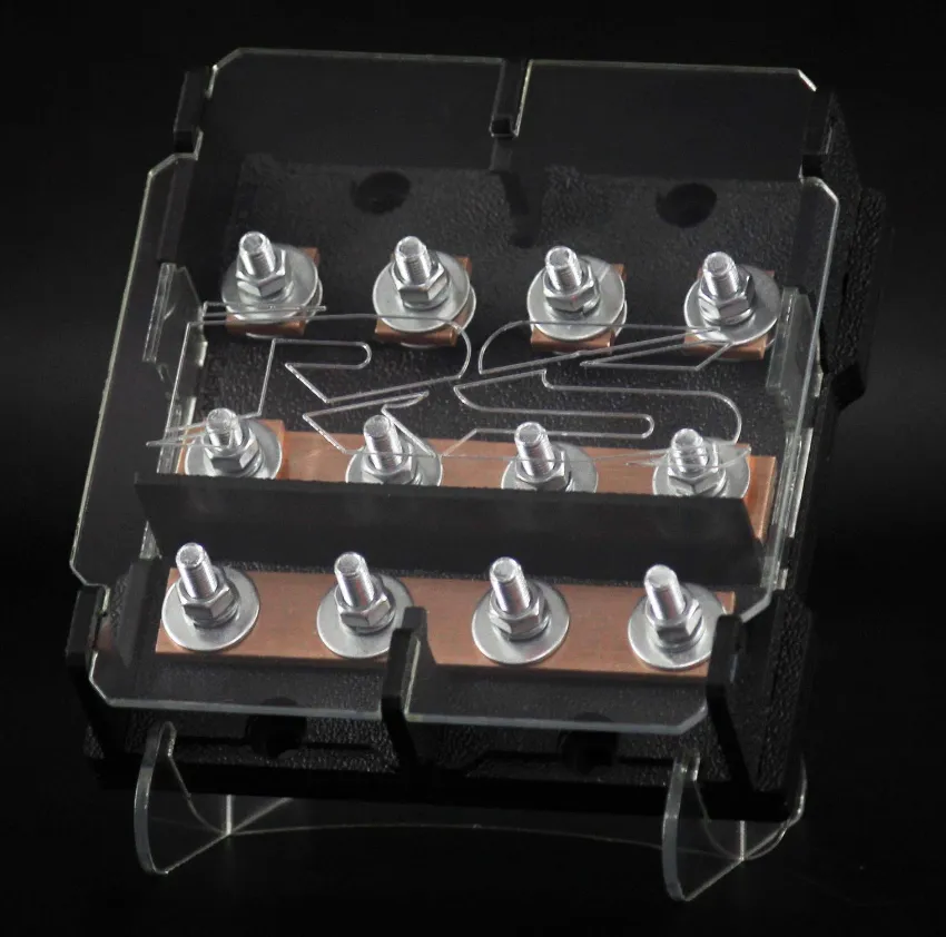 Дистрибьютор питания Global Tuning биполярный 4-канальный Mini-ANL - фото