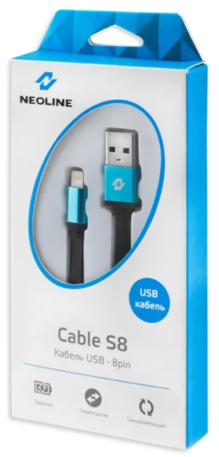 Кабель синхронизации Neoline Cable S8 Black - фото