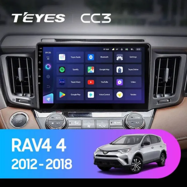 ШГУ Teyes CC3 3/32 GB Toyota Rav 4 4XA40 2012-2018 - фото
