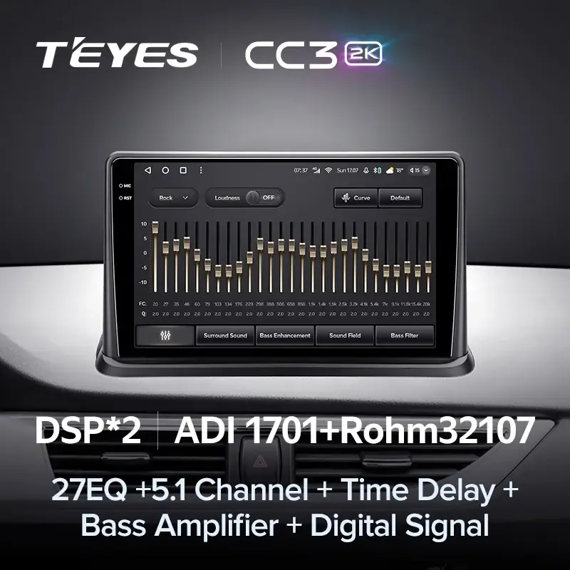 Комплект магнитолы TEYES CC3 2K 9.5" для Changan Alsvin V7 2014-2018