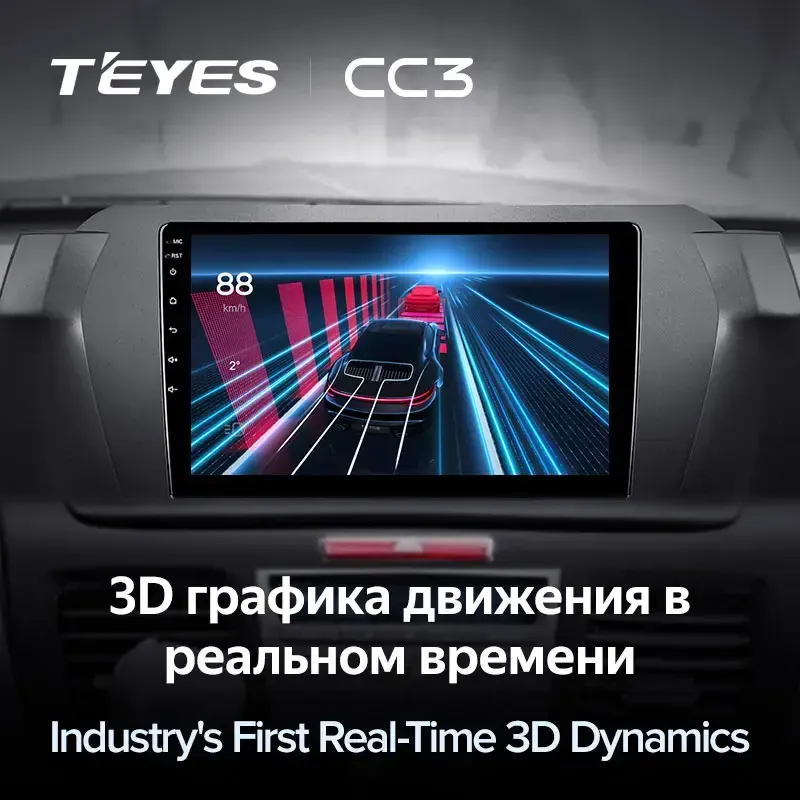 Комплект магнитолы TEYES CC3L 9.0" для Honda Odyssey