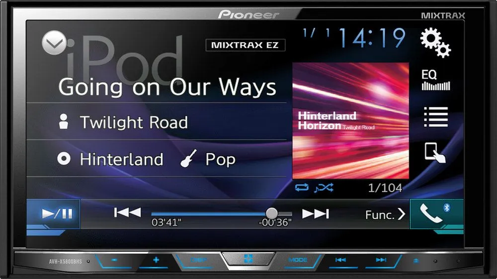 DVD - ресивер Pioneer AVH-X5800BT  - фото