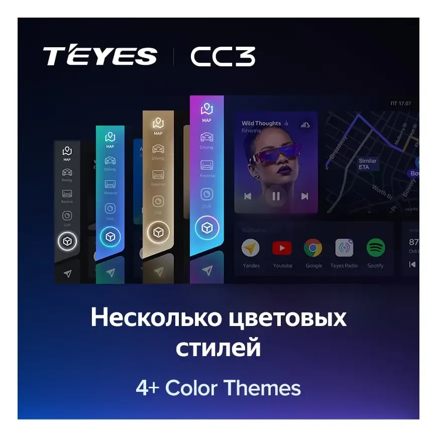 Комплект магнитолы TEYES CC3L 9.0" для Kia Sorento Prime