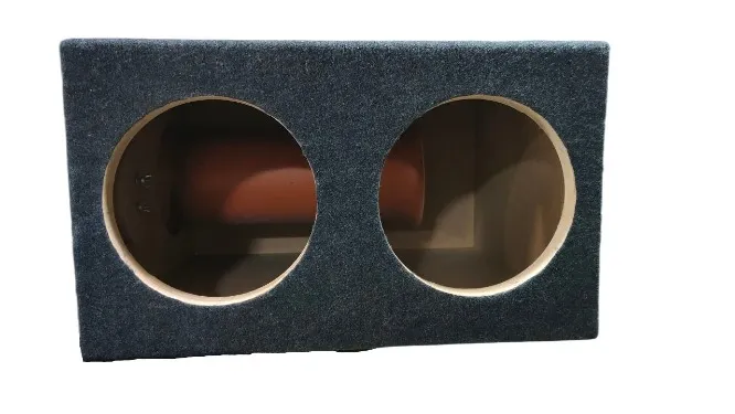 Короб под сабвуферы 2х10", труба 160 - фото