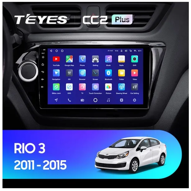 ШГУ Teyes CC2 Plus 3/32 GB Kia RIO 3 2011-2016 - фото
