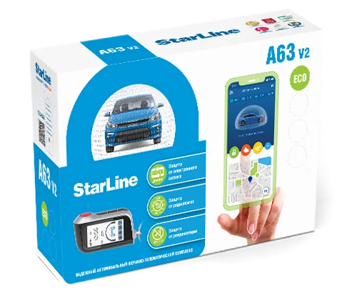 Автосигнализация StarLine A63 V2 ECO - фото