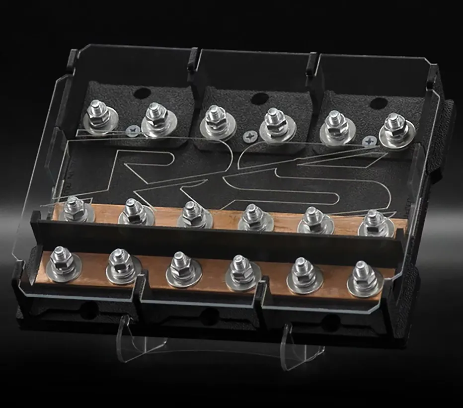 Дистрибьютор питания Global Tuning биполярный 6-канальный ANL - фото