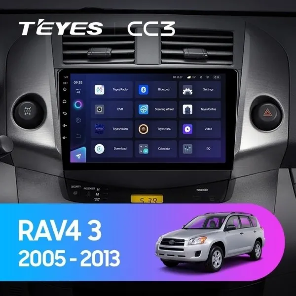 ШГУ Teyes CC3 4/64 GB Toyota RAV4 3 XA30 2005-2013 F2 - фото