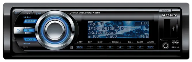 CD - ресивер Sony CDX-GT747UI MP3 - фото