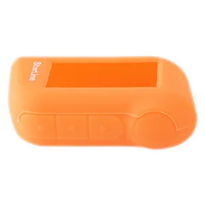 Силиконовый чехол Starline A63/93 оранжевый - фото