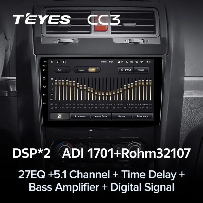 Комплект магнитолы TEYES CC3L 9.0" для Great Wall Hover H5