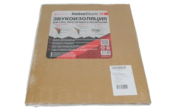 Звукоизоляционный материал STP NoiseBlock 2A 0,5х0,6 (1уп-10л) (1л) - фото