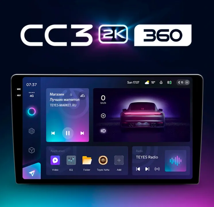 ШГУ Teyes CC3 2K 360° Mitsubishi Outlander 3 III 2018-2022 10.36" - фото