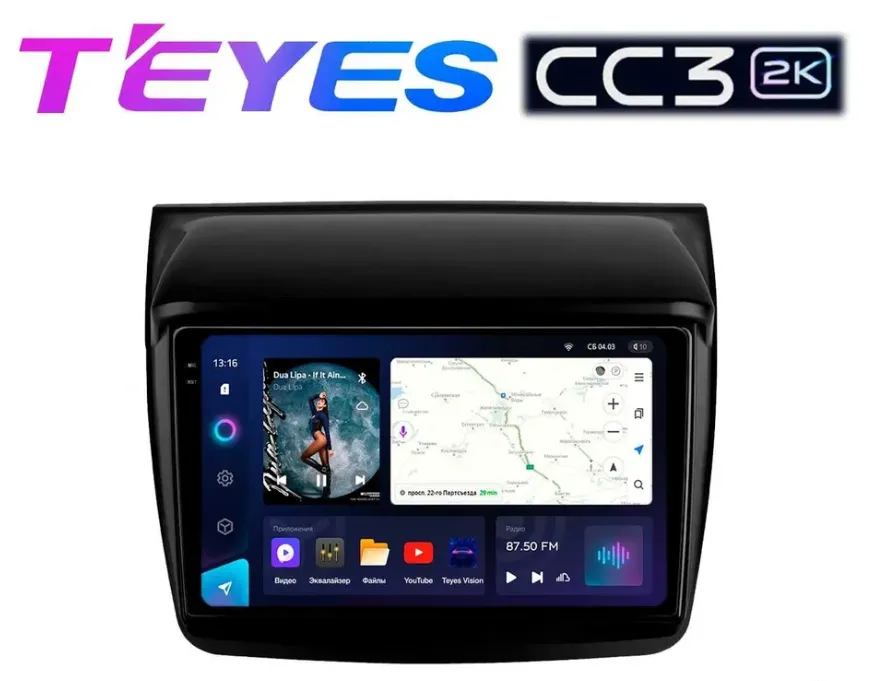 ШГУ Teyes CC3 2K 4/32 GB Mitsubishi L200 5 2015-2019 - фото