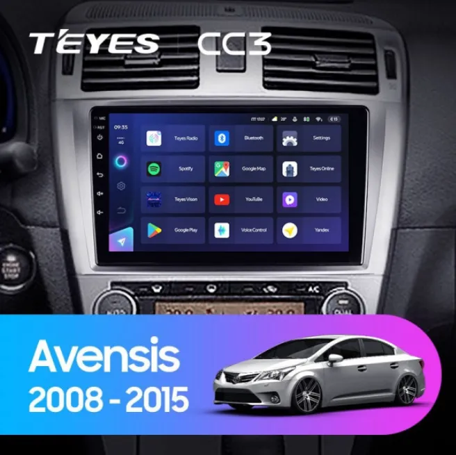ШГУ Teyes CC3 3/32 Toyota Avensis 3 2008-2015 - фото