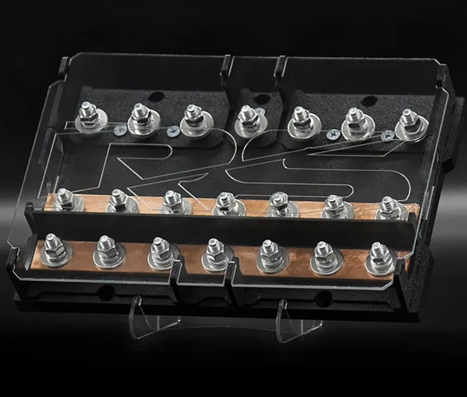 Дистрибьютор питания Global Tuning биполярный 7-канальный ANL - фото