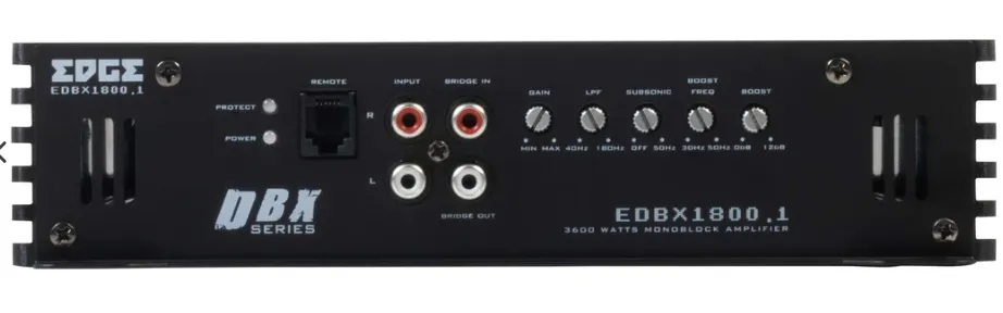 Усилитель 1-канальный EDGE EDBX1800.1D-E1 - фото