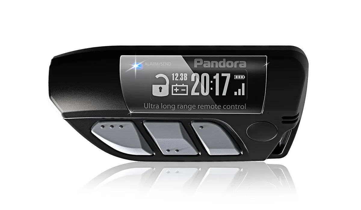 Брелок Pandora LCD DXL 800 black - фото