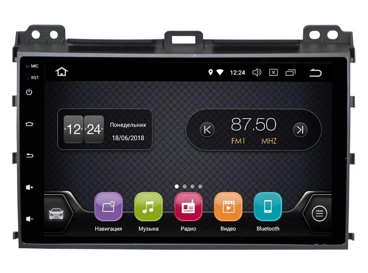 ШГУ INCAR TSA-2244 Toyota Prado 2002-2010 (Android 8.0) - фото