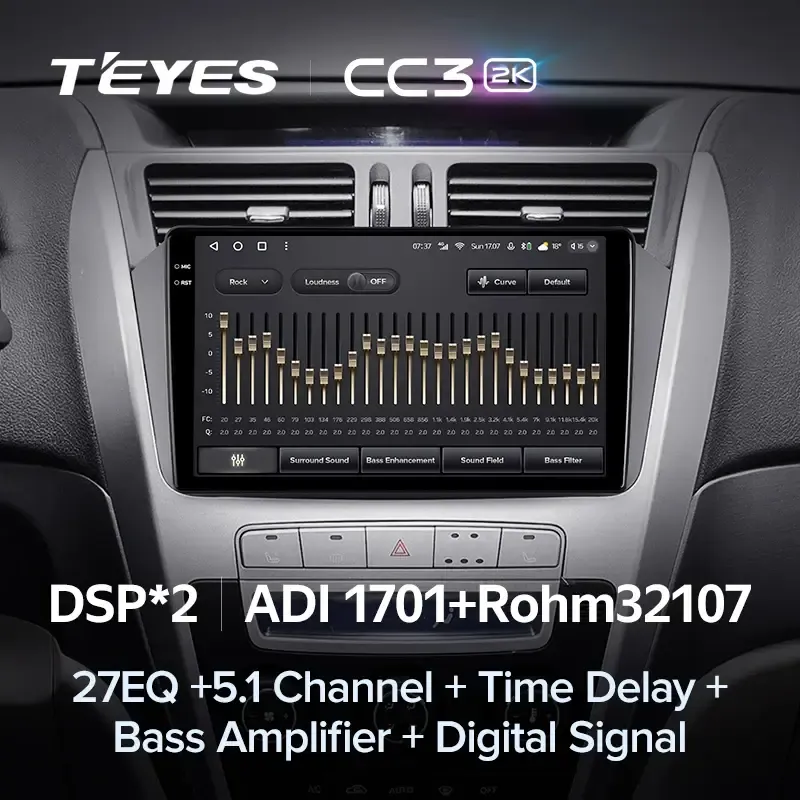 Комплект магнитолы TEYES CC3 2K 9.5" для Geely Emgrand X7 I 2011-2019